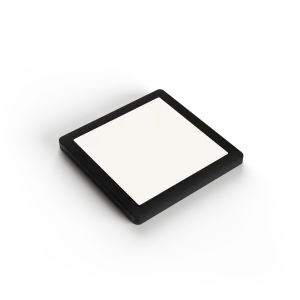 Selene Black - Slim Square Diffused Under Cabinet LED Light with Magnetic Bezel