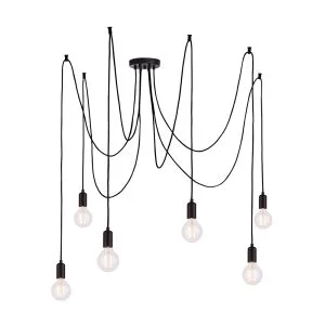 Cantina - 240V Multiple Black Pendant Light Fittings