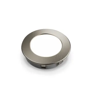Genoa - 240V Round Diffused Under Cabinet Recessed LED Light Fitting