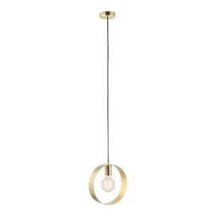 Eclipto - 240V Round Brass Ring Pendant Light Fitting