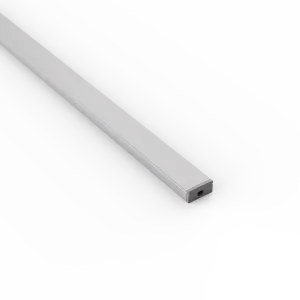 1m Surface Mounted Aluminium Extrusion with diffuser for LED Strip Lighting