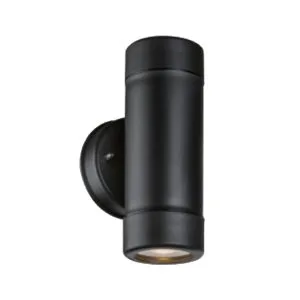 Black Up/Down Outdoor Wall Light