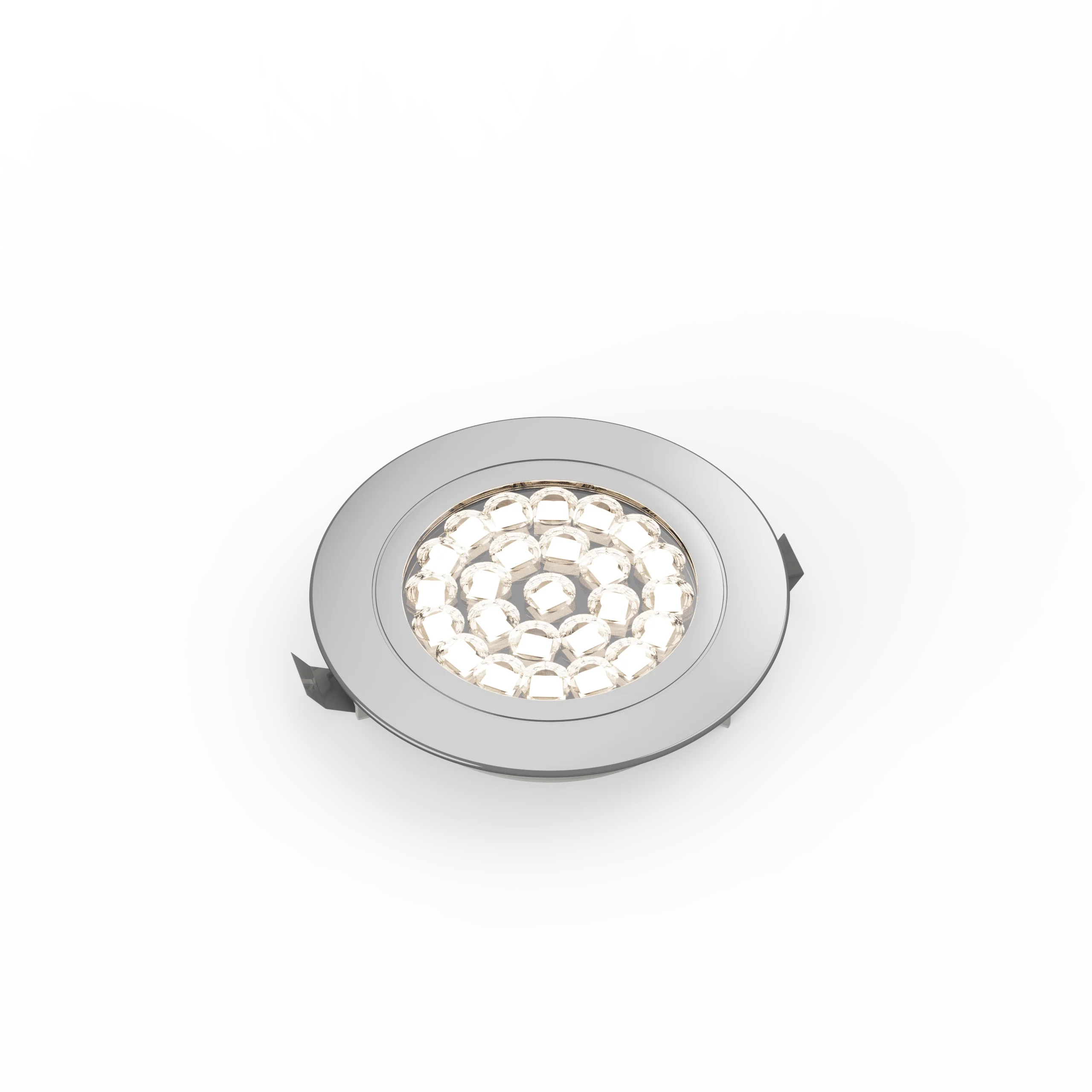 Turin - Round SMD Under Cabinet Recessed LED Light Fitting - Image 2