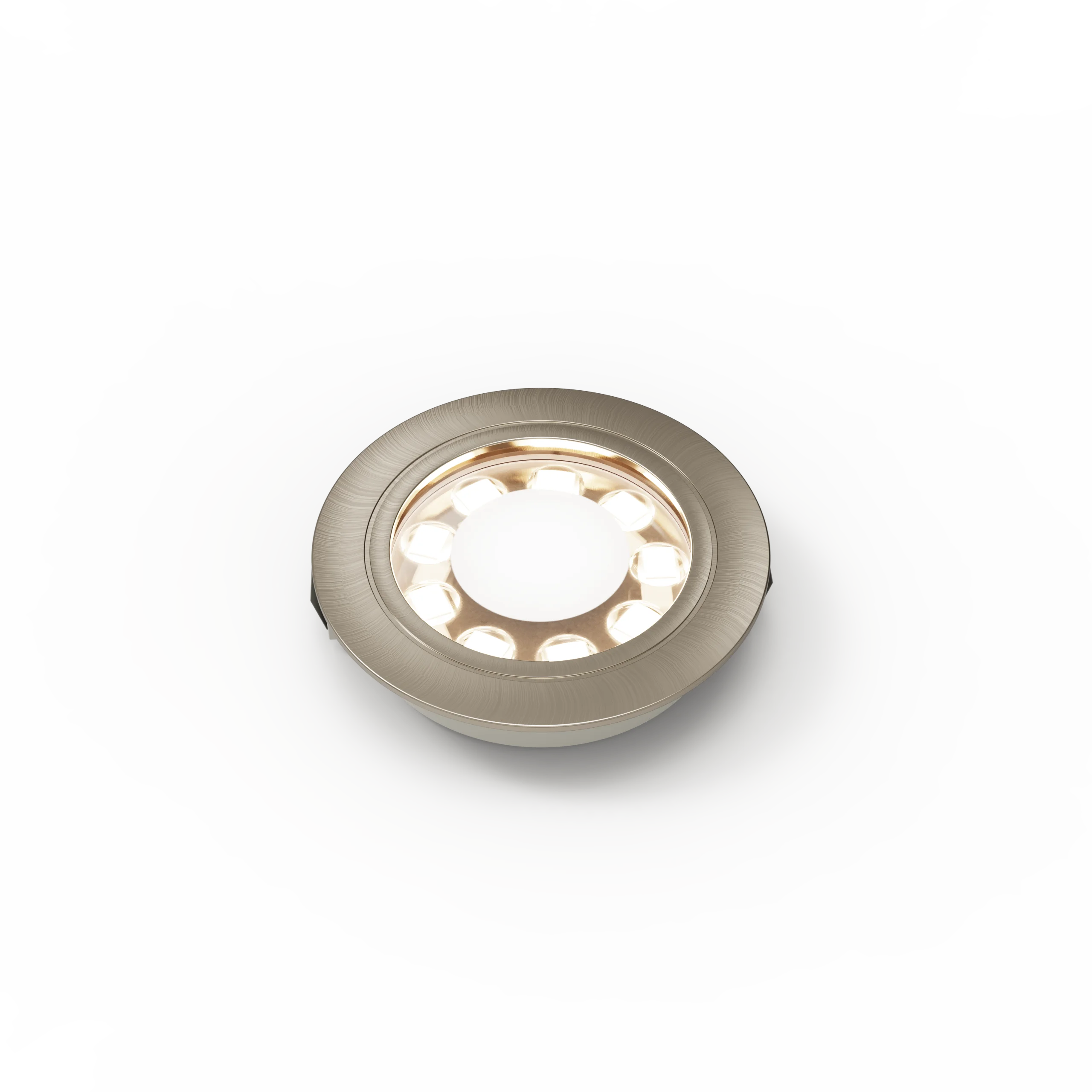 Saturn - Round Semi-Diffused Under Cabinet Recessed LED Light Fitting
