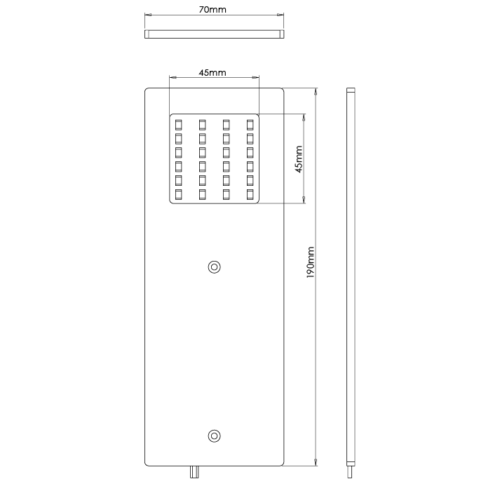Milan - Slim Rectangle SMD Under Cabinet LED Light - Image 2