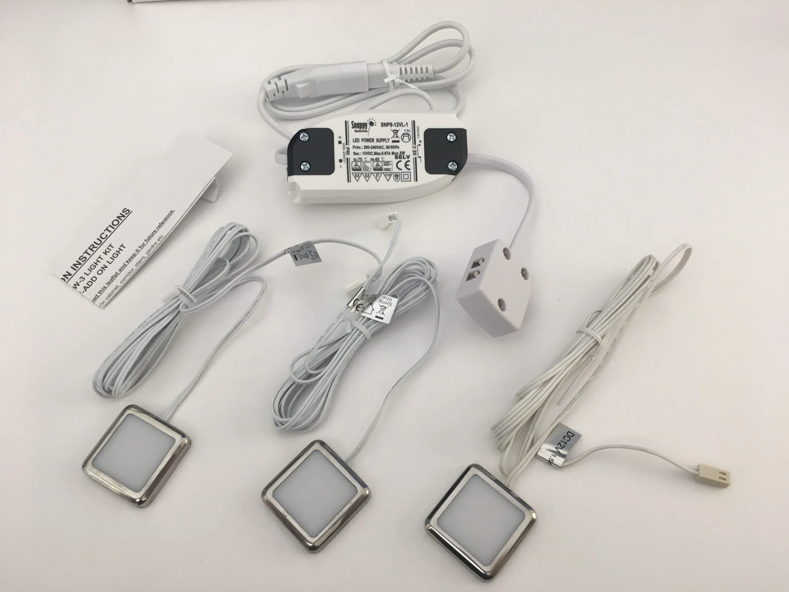 Katara - 3 x Square Diffused LED Light Plinth Kit including Driver - Image 2