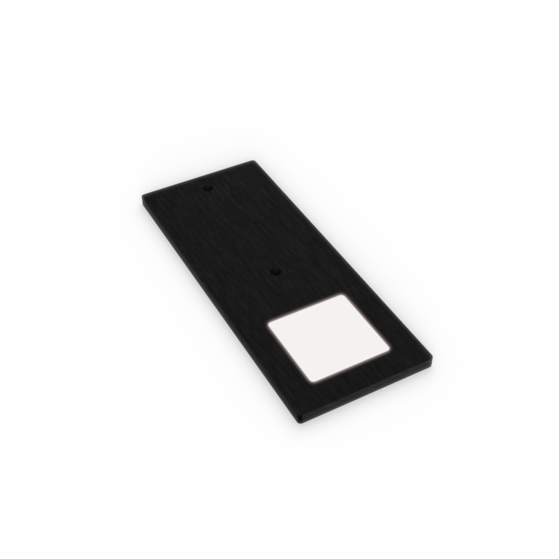 Hestia Black - Slim Rectangle Diffused Under Cabinet LED Light
