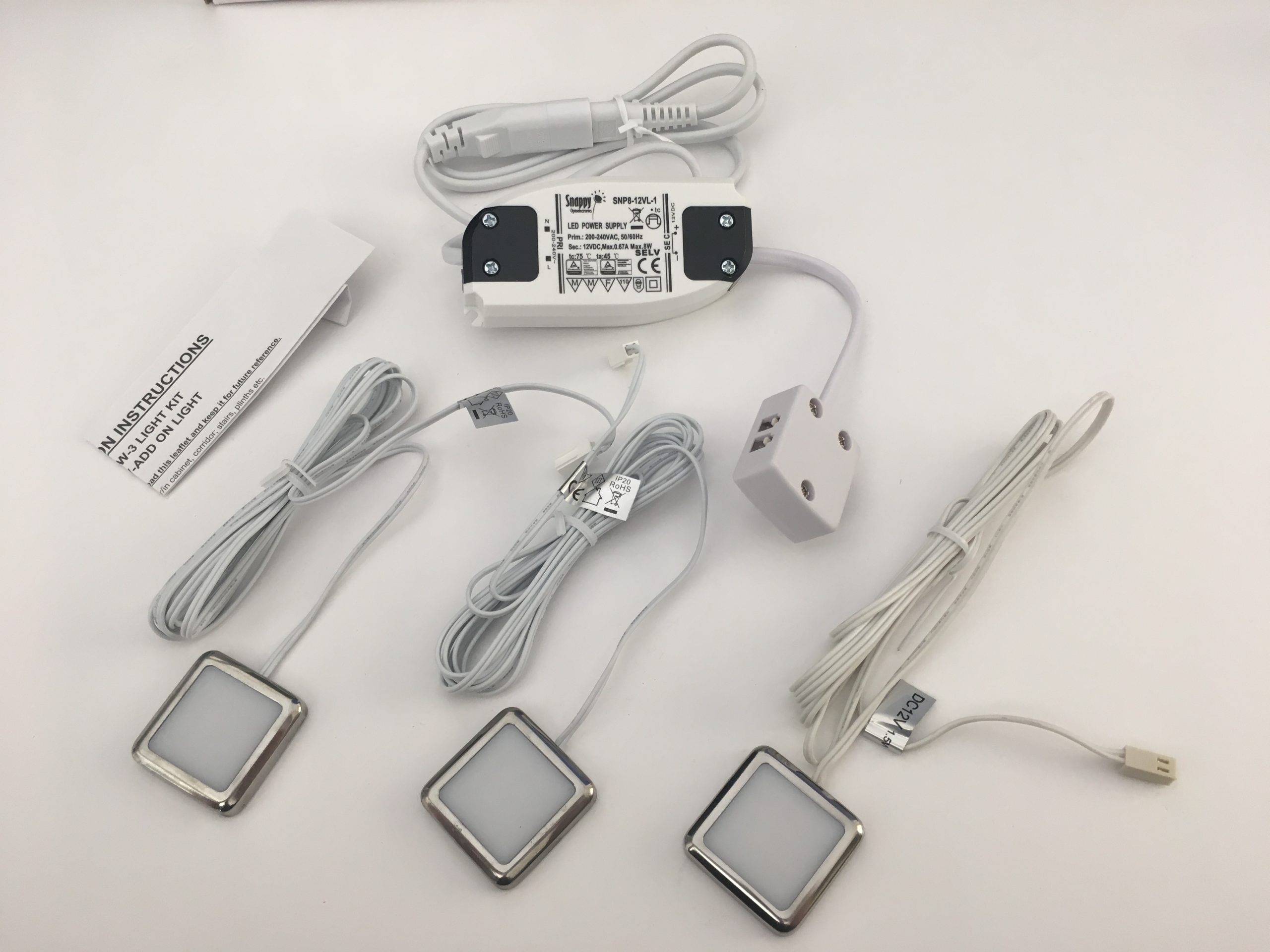 Katara - 3 x Square Diffused LED Light Plinth Kit including Driver - Image 2