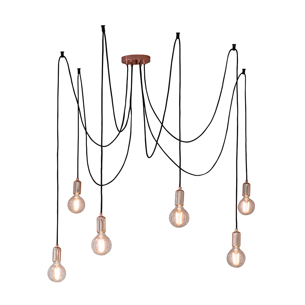 Cantina - 240V Multiple Copper Pendant Light Fittings