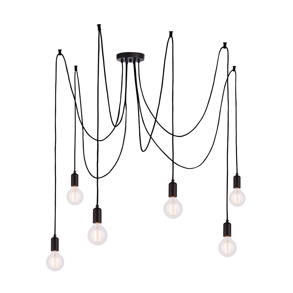 Cantina - 240V Multiple Black Pendant Light Fittings